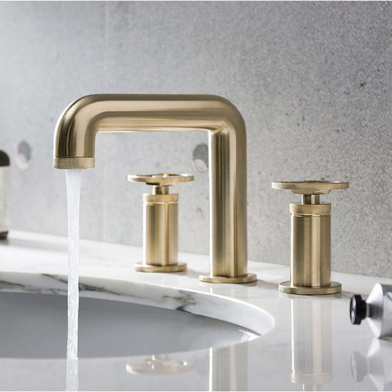 Crosswater Union 3 Hole Basin Mixer Tap With Wheel Handles Union Brass Lifestyle