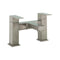 Crosswater Verge Deck Mounted Bath Filler Brushed Stainless Steel Effect