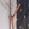 Gessi Anello Shower Slide Rail Handset Kit - Copper Brushed