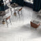 Deluxe Bianco Lasa Marble Effect Porcelain Tile Feature