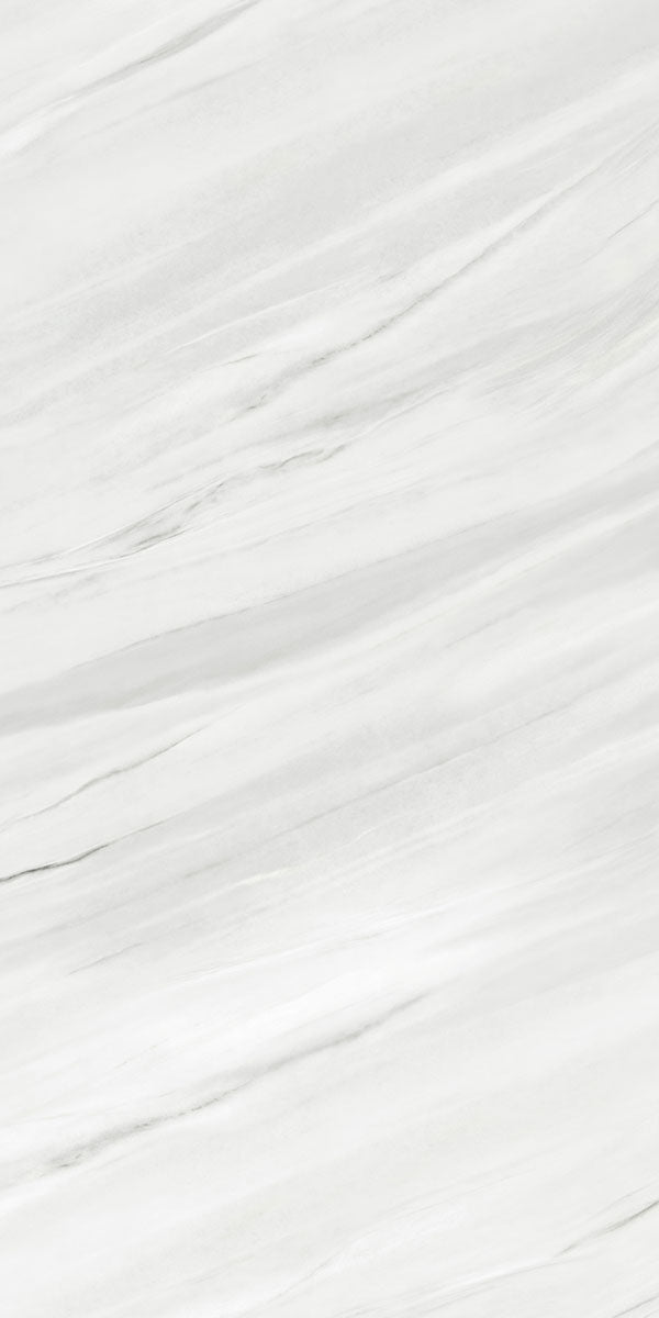 Deluxe Bianco Lasa Marble Effect Porcelain Tile 60x120cm Pattern