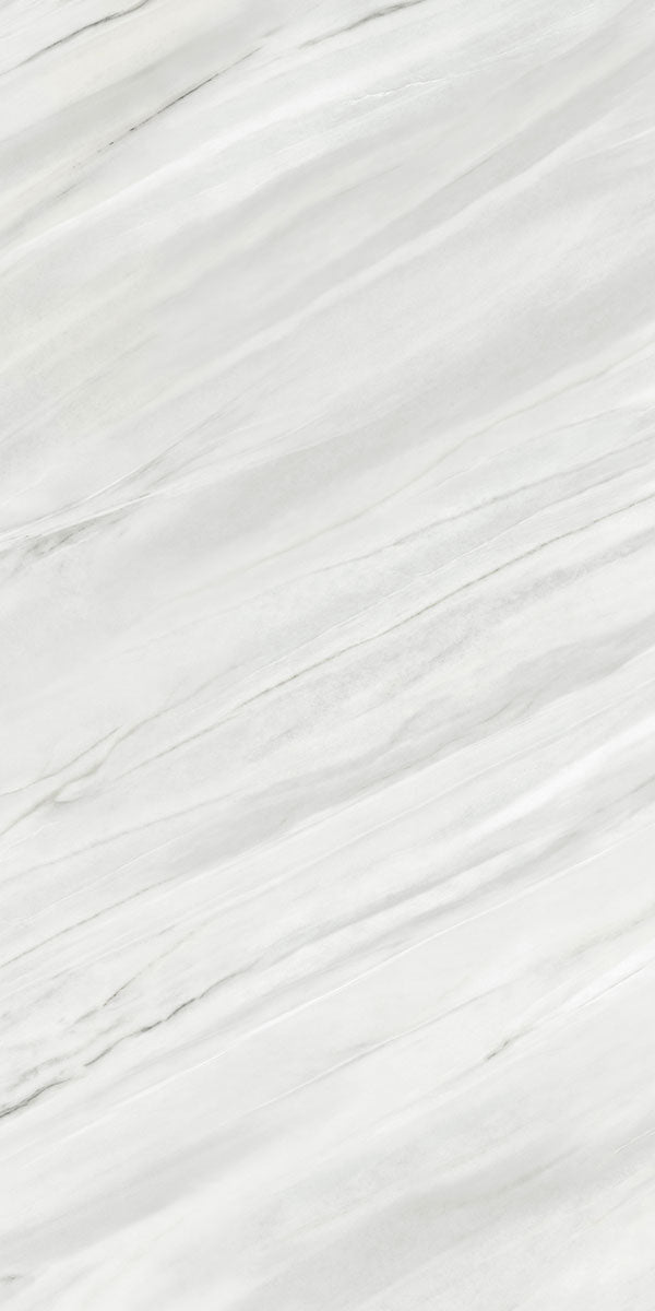 Deluxe Bianco Lasa Marble Effect Porcelain Tile 60x120cm Pattern