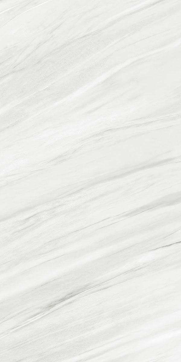 Deluxe Bianco Lasa Marble Effect Porcelain Tile 60x120cm Pattern