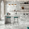 Deluxe Calacatta Cervaiole Marble Effect Porcelain Tile Feature