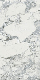 Deluxe Calacatta Cervaiole Marble Effect Porcelain Tile 60x120cm Pattern