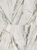 Deluxe Calacatta Green 3D Marble Effect Porcelain Tile 60x120cm Patterns