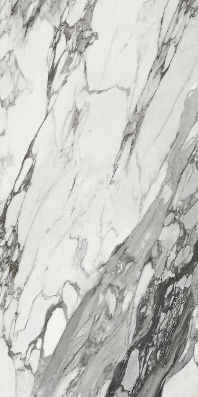 Deluxe Calacatta Macchia Vecchia Marble Effect Porcelain Tile 60x120cm ...