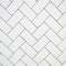 Deluxe Metro Flat White Matt Wall Tile 7.5x15cm