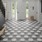 Deluxe Terrazzo Black Hexagonal Porcelain Tile Matt Feature