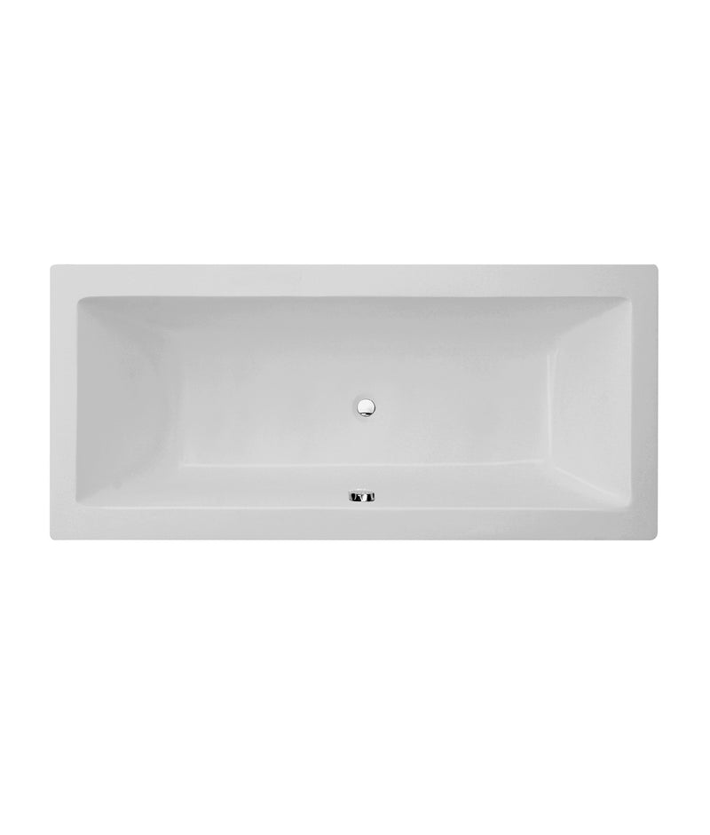 Deluxe Manly Square Double Ended Acrylic Bath