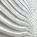 Dual White Decor Marble Effect Wall Tile 33x100cm Matt Lifestyle