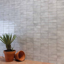 Dyroy White Decor Wall Tile 6.5x20cm Gloss Lifestyle