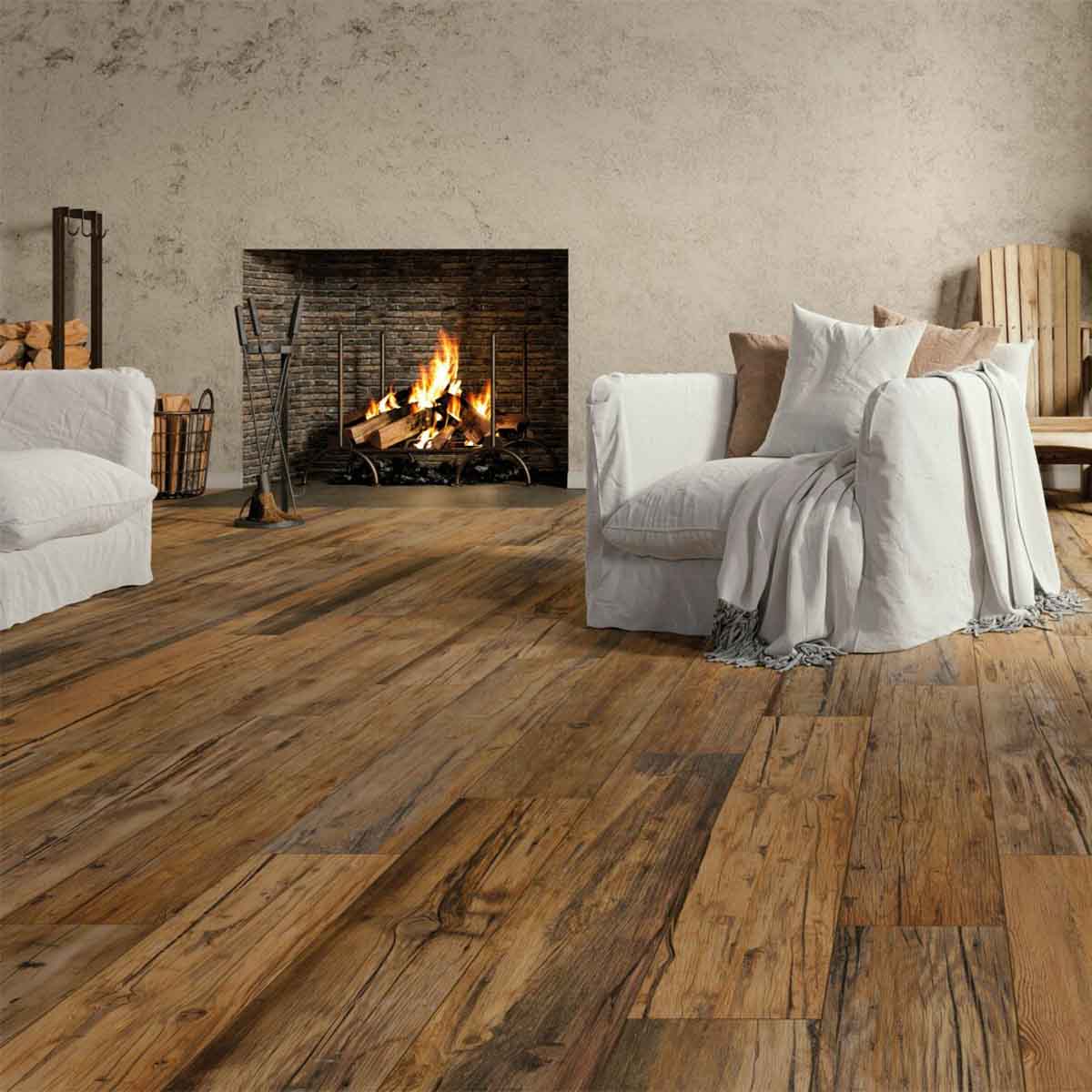 FS Wild Wood Effect Porcelain Tile Matt 20x120cm