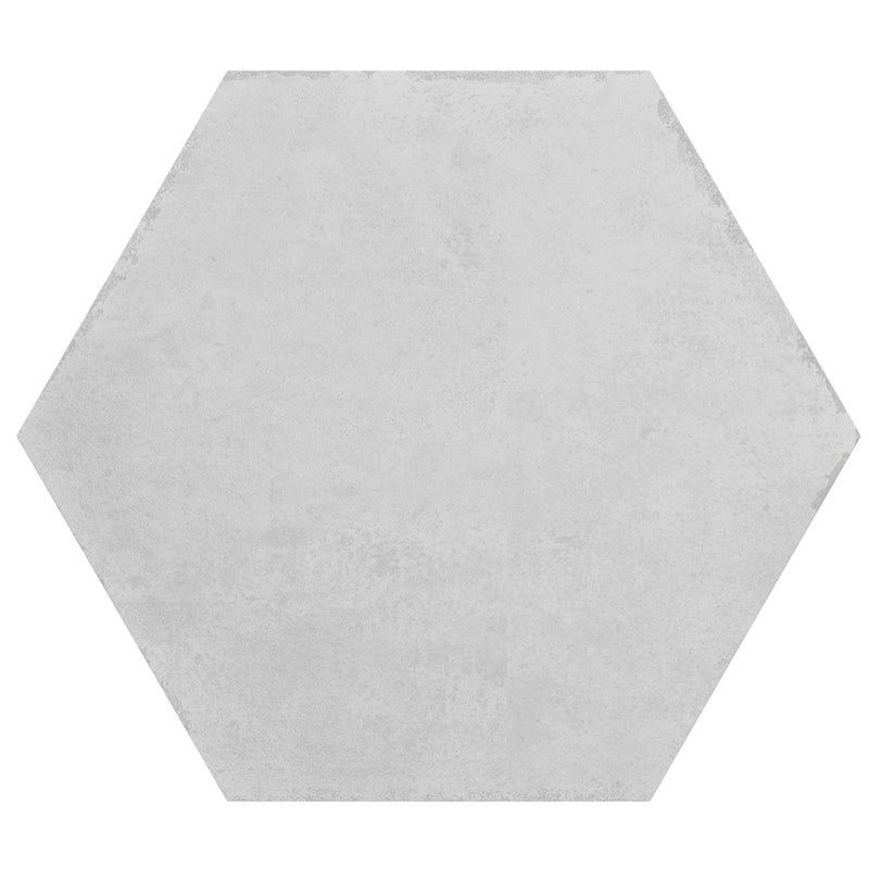 Fiori Blanco Hexagonal Porcelain Tile Matt