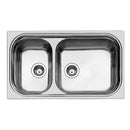 Foster Big Bowl Kitchen Sink with Drainer Bowl 860x500mm Right Handed Brushed Stainless Steel
