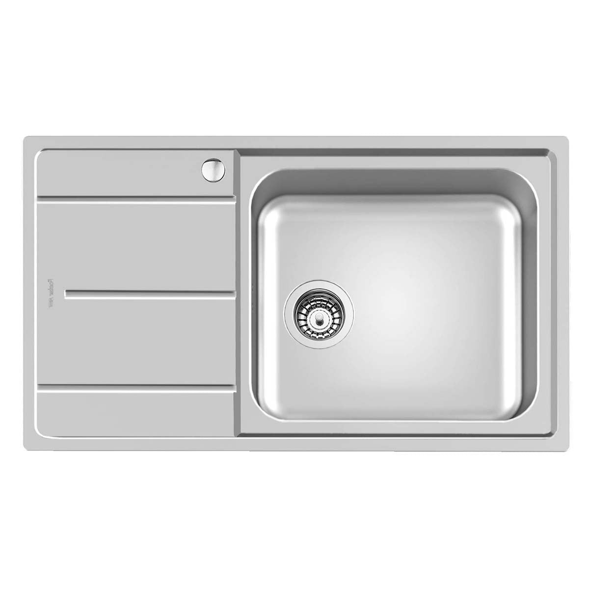 Foster Evo Kitchen Sink with Draining Board Right Handed 860x500mm Brushed Stainless Steel