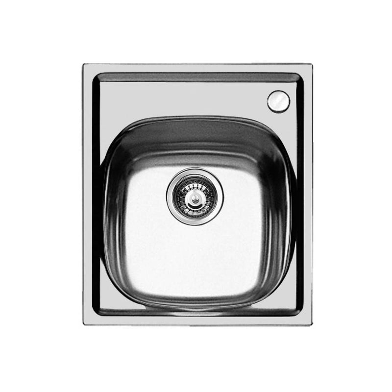 Foster S1000 Kitchen Sink Right Handed 360x360mm Brushed Stainless Steel 3.5 inch waste