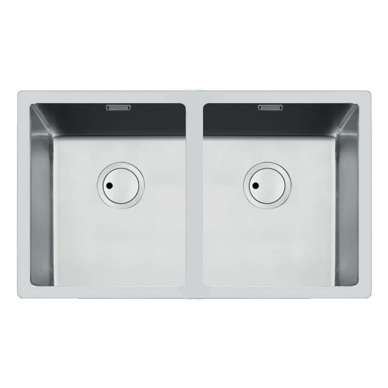 Foster S4001 Double Kitchen Sink Brushed Stainless Steel 750x400mm