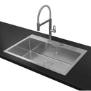 Foster S4001 Filotop Kitchen Sink 710x400mm Brushed Stainless Steel Lifestyle