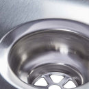 Foster Skin 400 Kitchen Sink - Brushed Stainless Steel Drain Close Up