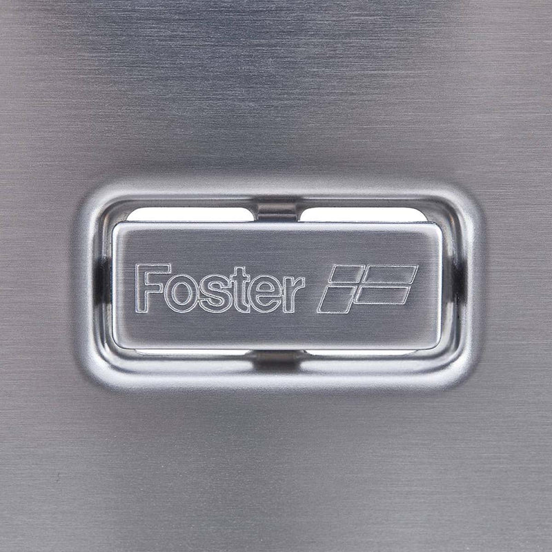 Foster Skin Kitchen Sink 400 Brushed Stainless Steel logo