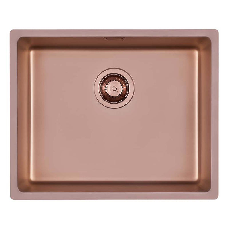 Foster Smokey Kitchen Sink 500mm Copper PVD