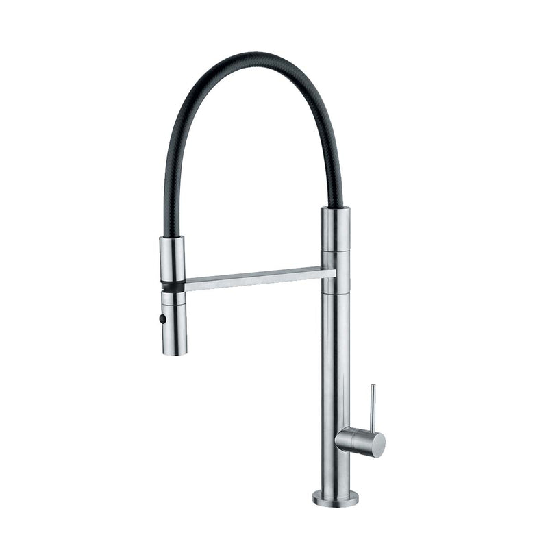 Foster tube single lever kitchen tap 316 stainless steel