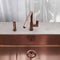 Foster vela plus aesthetica single lever kitchen tap copper pvd feature 2