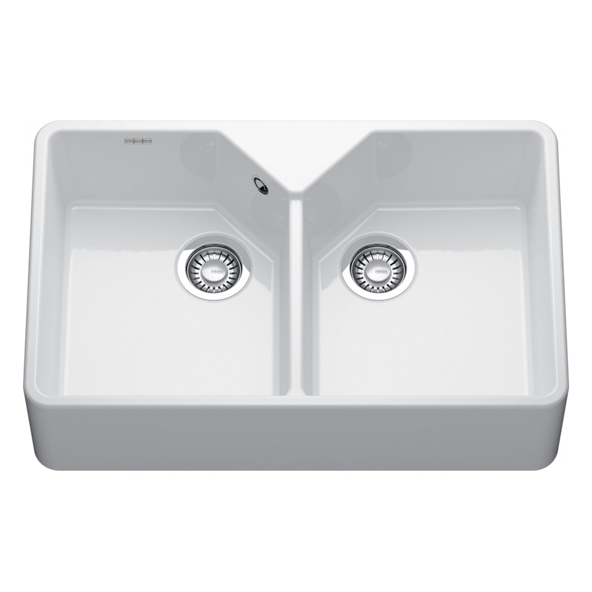 Franke Belfast VBK 720 kitchen sink ceramic gloss white 800x500mm