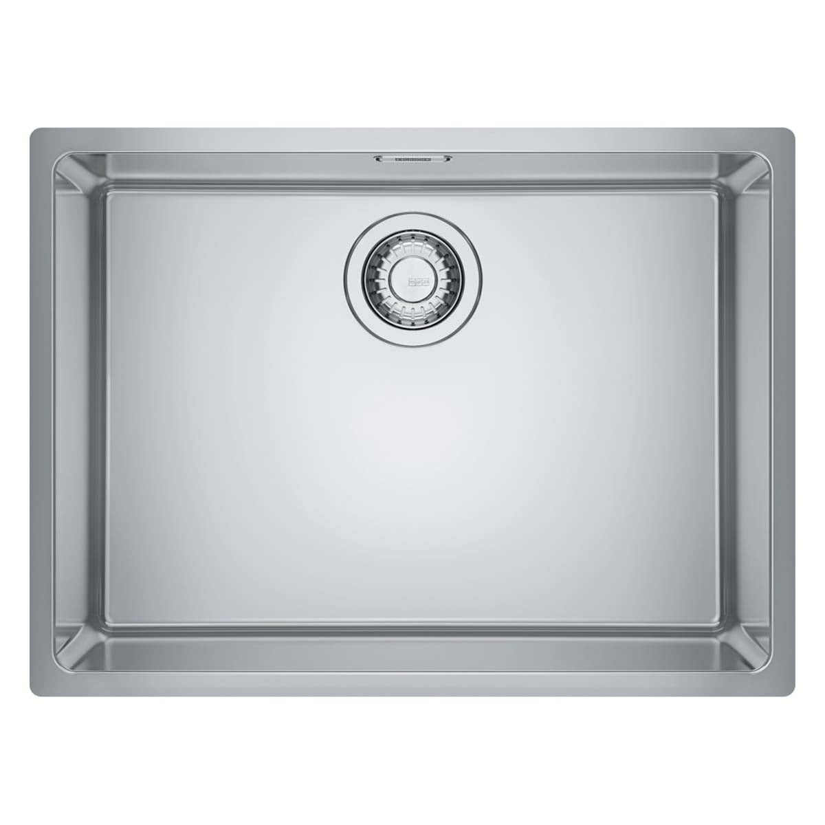 Franke Box Single Bowl Top Mounted Kitchen Sink 590x440mm Brushed Stainless Steel