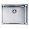 Franke Box Single Bowl Under and Top Mounted Kitchen Sink 580x450mm Brushed Stainless Steel