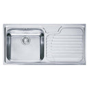 Franke Galassia top mounted kitchen sink drainboard LH 1000x500mm