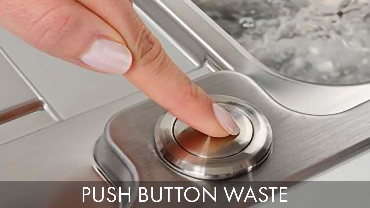 Franke Push Button Waste Feature