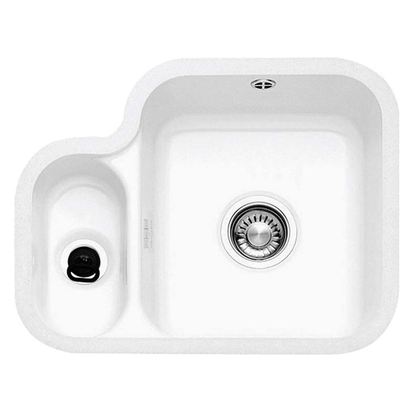 Franke Villeroy Boch VBK 160 1 5 Bowl Ceramic Undermount Kitchen Sink 545x440mm White