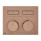 Gessi Hifi compact 2 way shower valve copper brushed