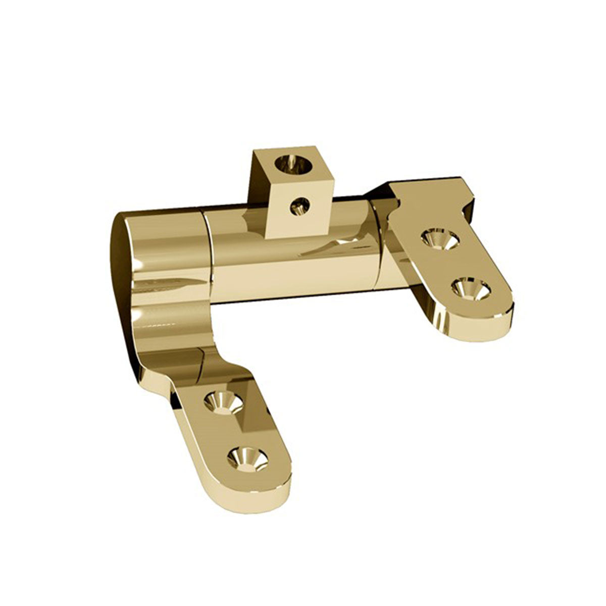 A Set of 2 Gold Soft Close Hinges For Riviera WC Seat Deluxe Bathrooms Ireland