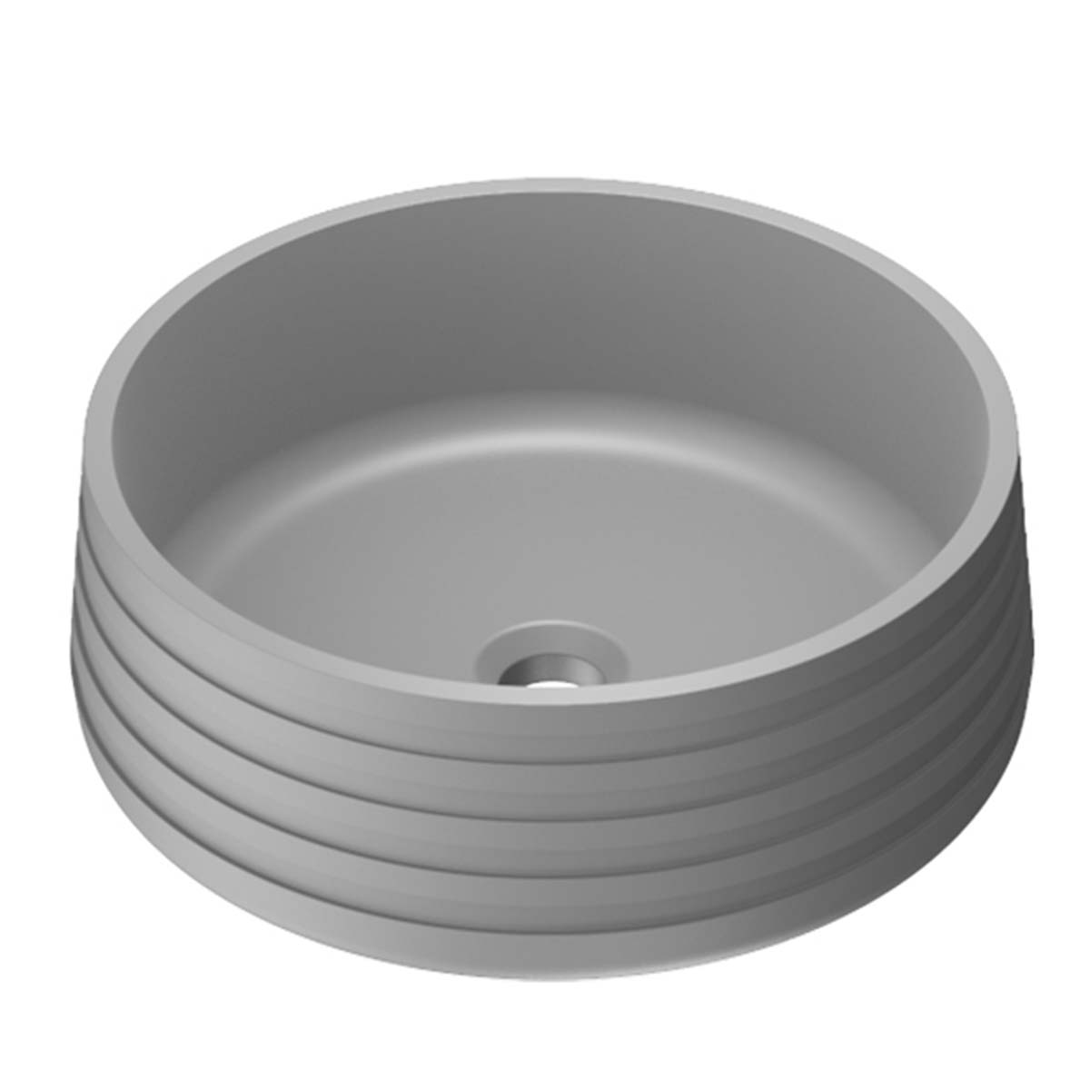 Granlusso Concrete Countertop Basin Matt Grey