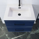 Granlusso Galleria Wall Hung 2-Drawer Vanity Unit With Washbasin Top View
