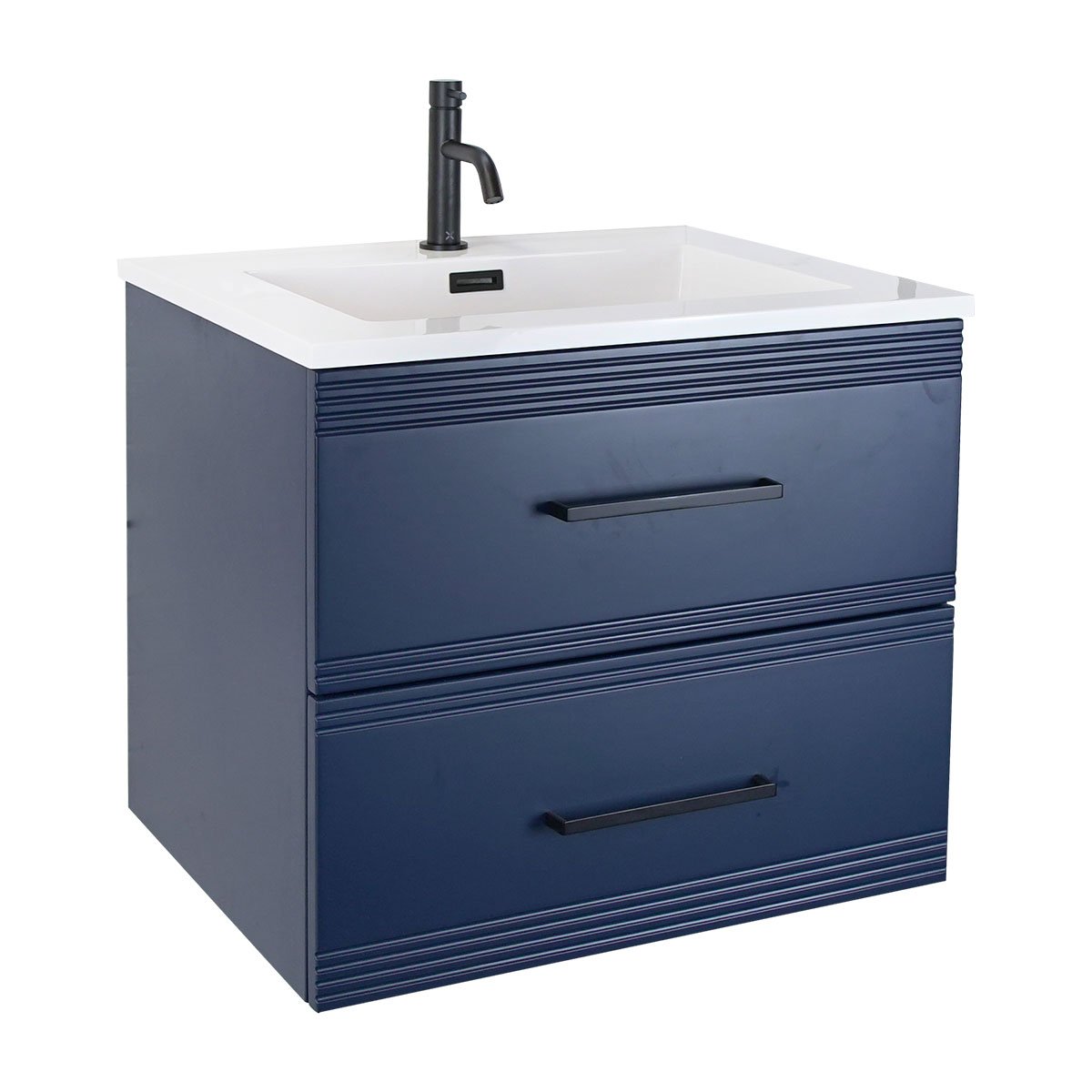 Granlusso Galleria Wall Hung 2-Drawer Vanity Unit With Washbasin