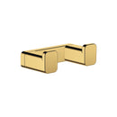 Hansgrohe Addstoris Double Towel Robe Hook Polished Gold Optic
