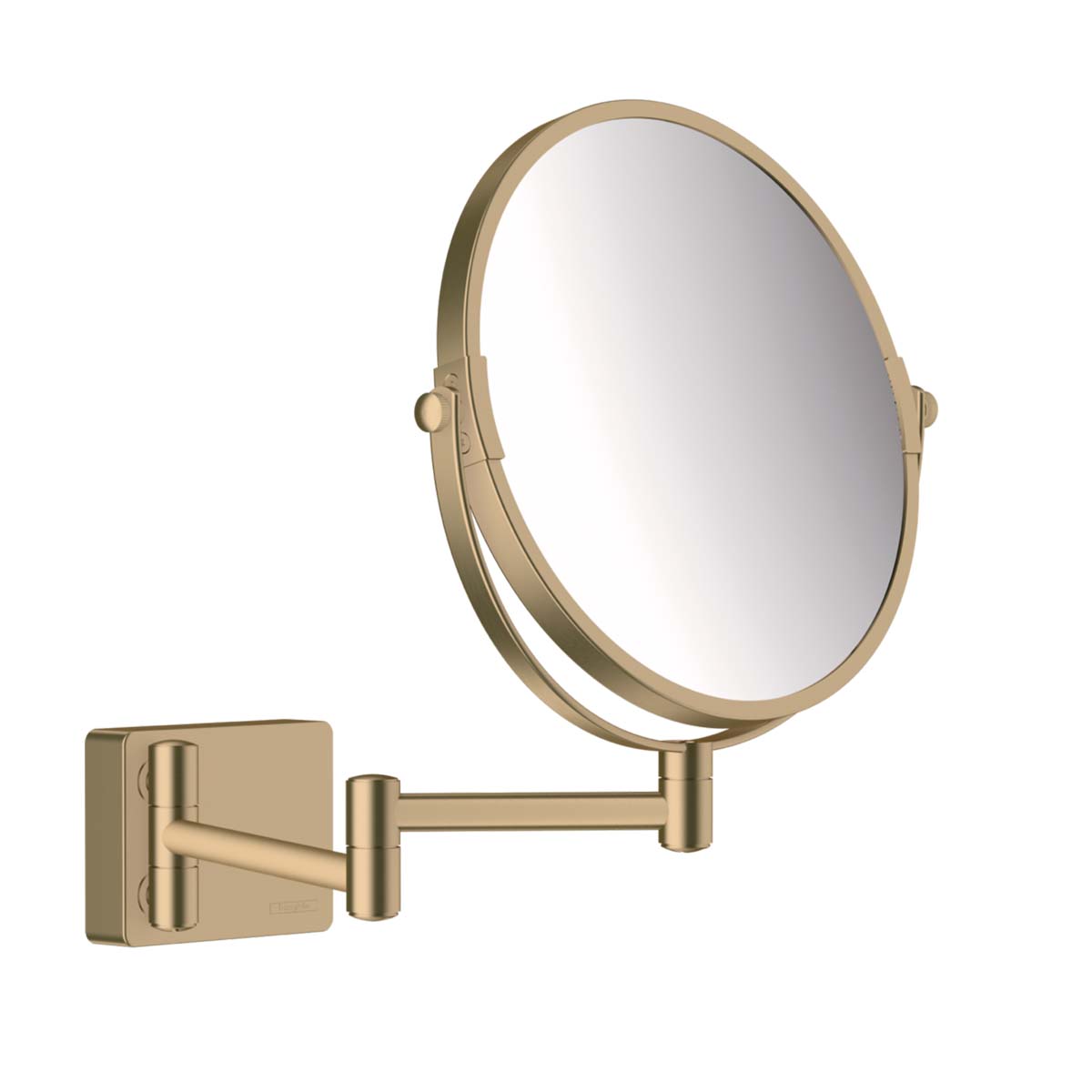 Hansgrohe Addstoris Shaving Mirror Brushed Brass