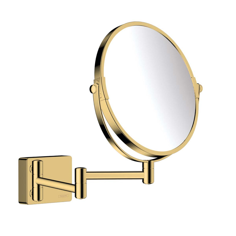 Hansgrohe Addstoris Shaving Mirror Polished Gold Optic