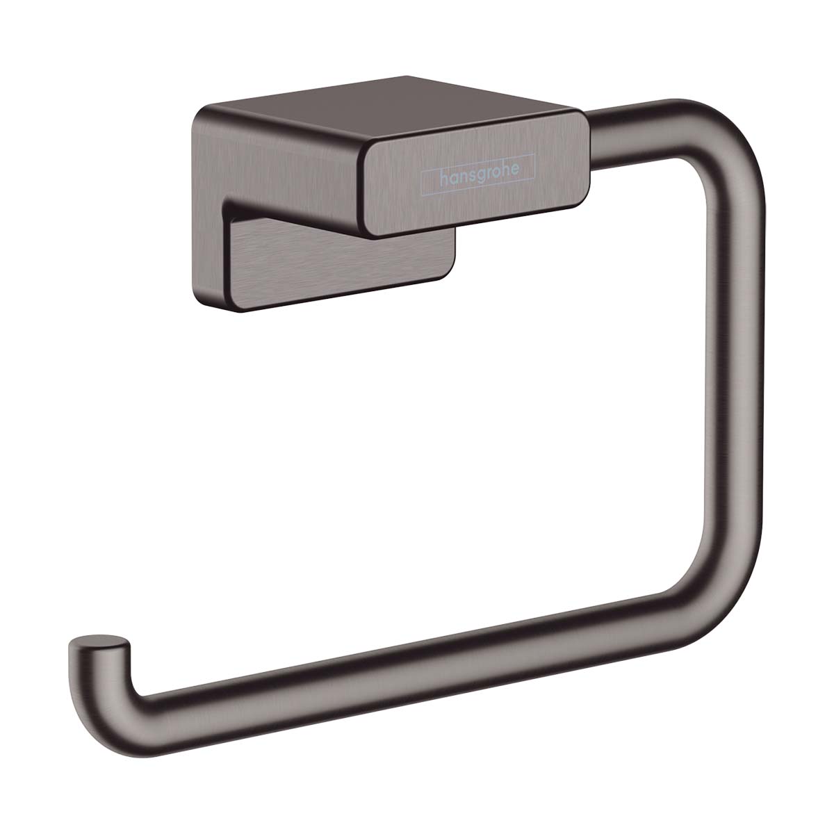 Hansgrohe Addstoris Toilet Roll Holder Without Cover Brushed Black Chrome
