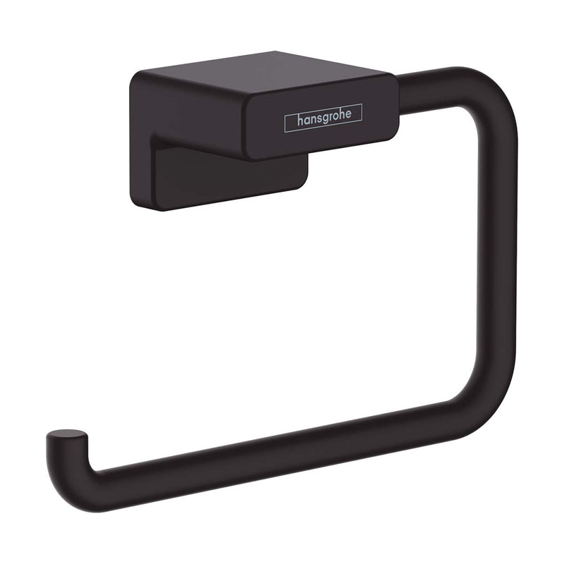 Hansgrohe Addstoris Toilet Roll Holder Without Cover Matt Black