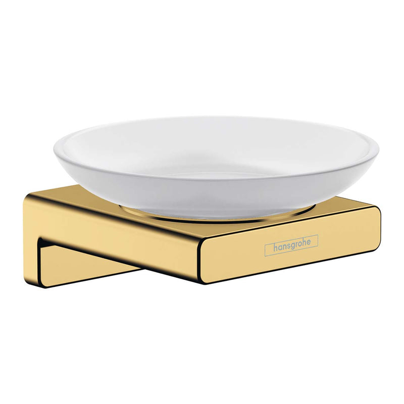 Hansgrohe Addstoris soap dish polished gold optic