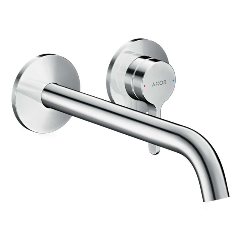 Hansgrohe Axor One Wall Mounted 2 Hole Basin Mixer Tap Polished Chrome