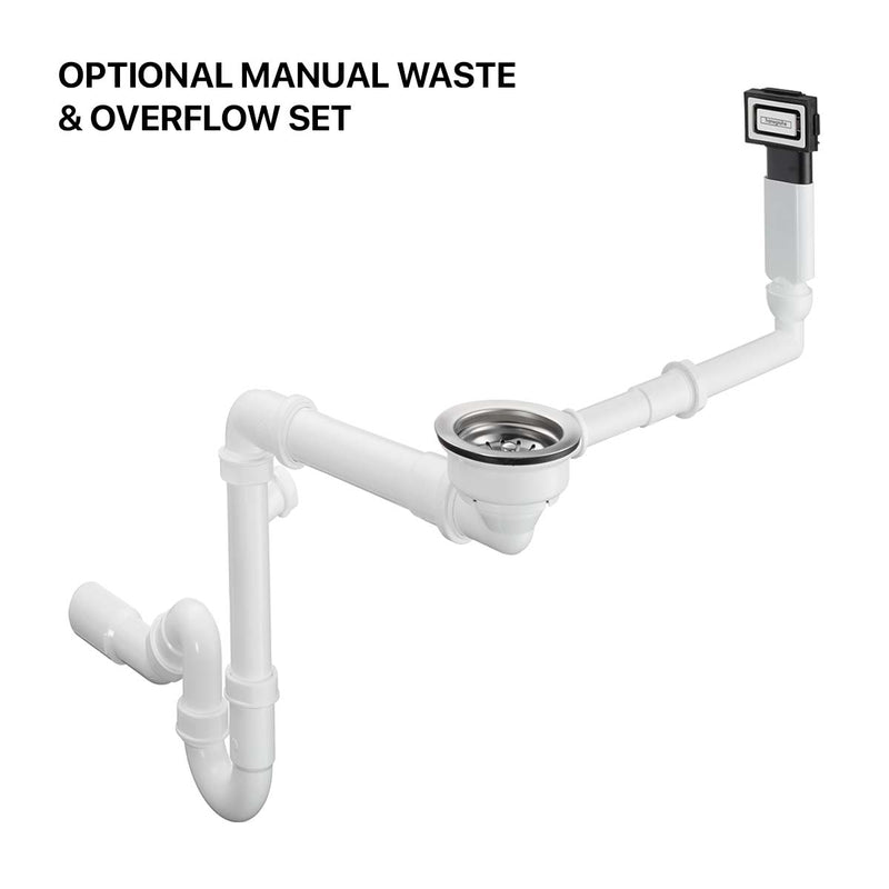 Hansgrohe D16 10 manual waste and overflow set