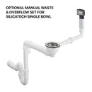 Hansgrohe D16 10 manual waste and overflow set for single bowl