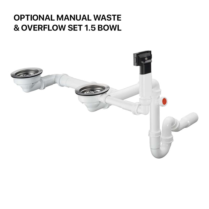 Hansgrohe D17 10 manual waste and overflow set