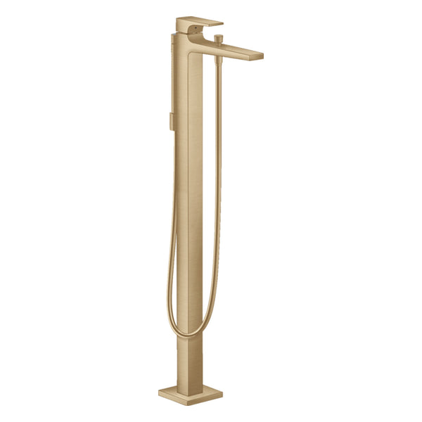 Hansgrohe Metropol Single Lever Floorstanding Bath Shower Mixer Brushed Bronze